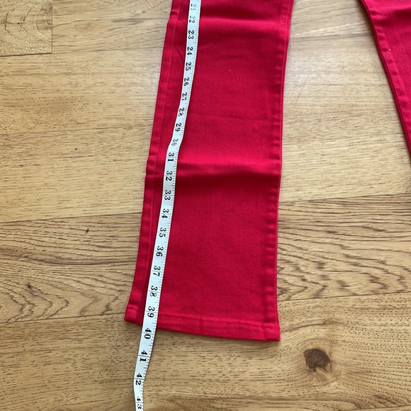 Wet Seal Red Jeans- size 3 - Picture 5 of 9